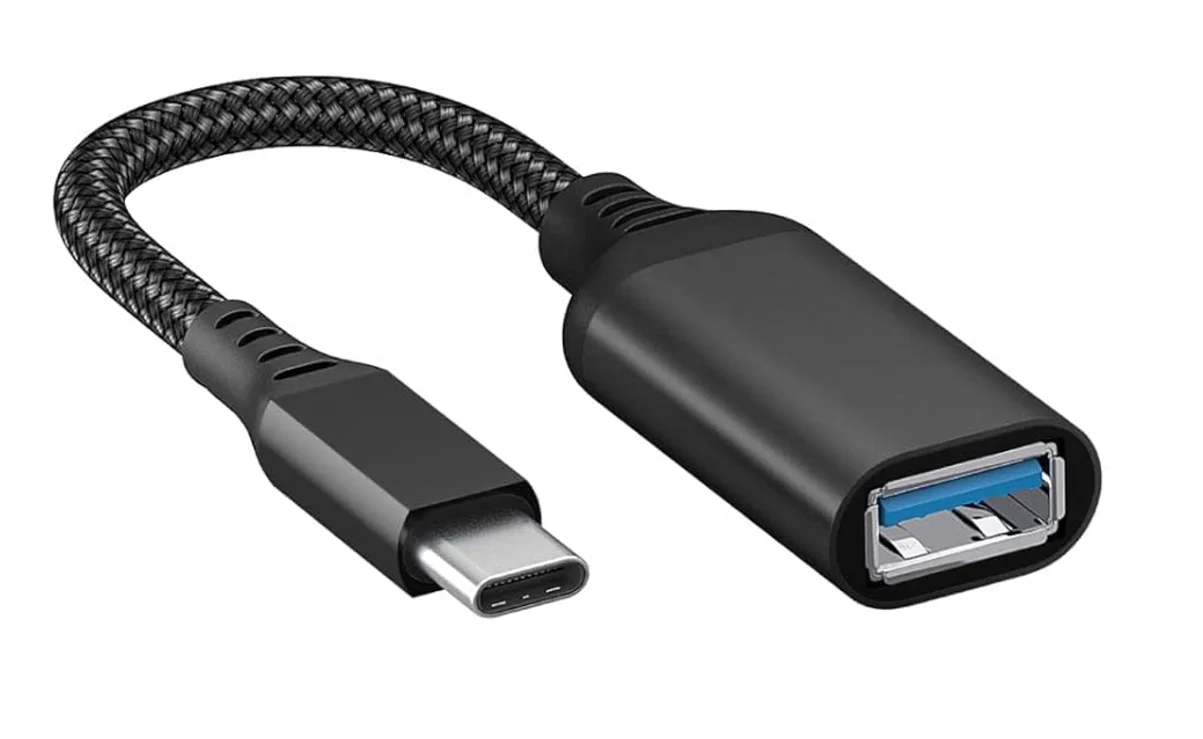 USB Type-C Male to USB 3.0 Female OTG Cable