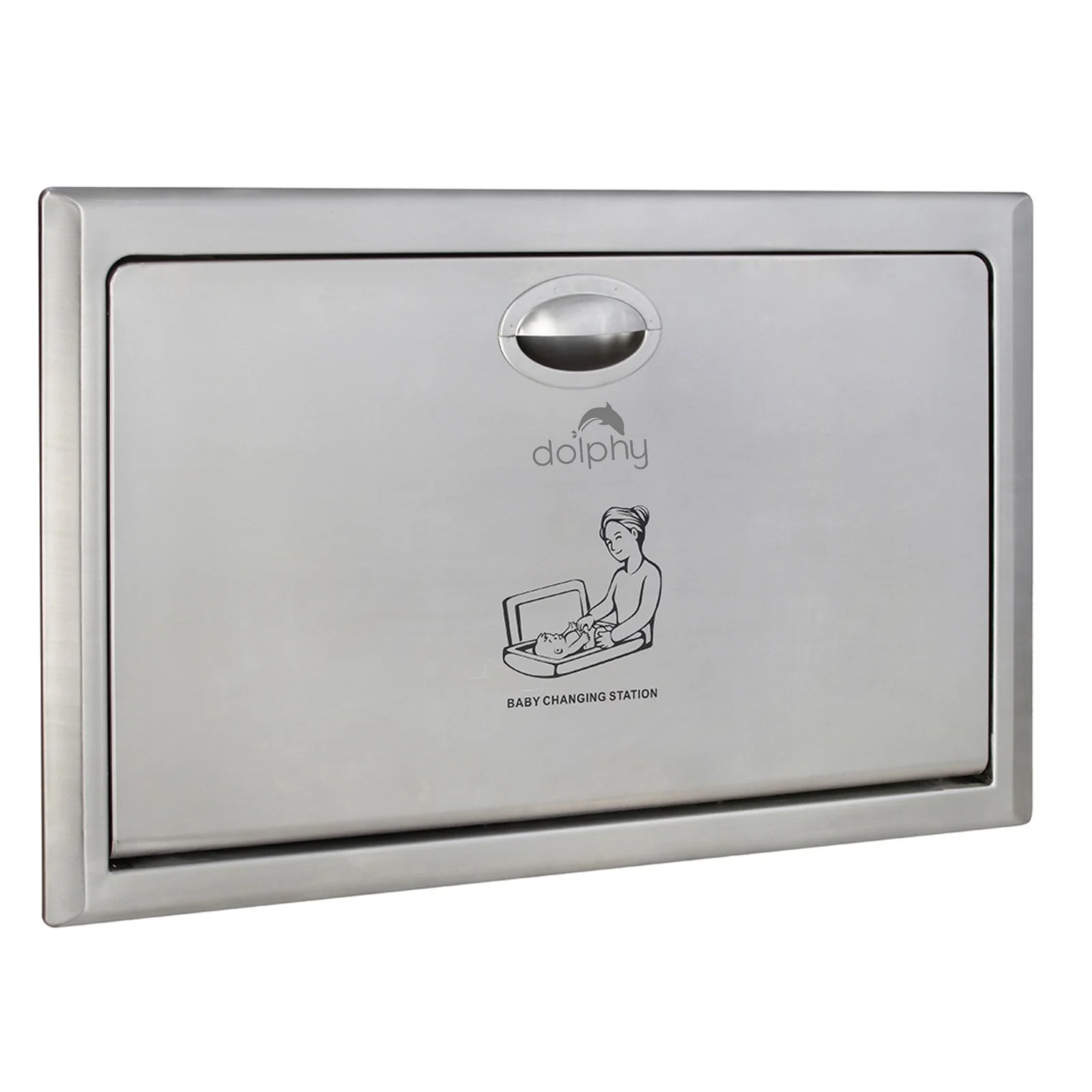 Recessed  Baby Change Station - Stainless Steel