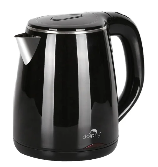 1.2L Black 1800W Electric Kettle For Hot Water