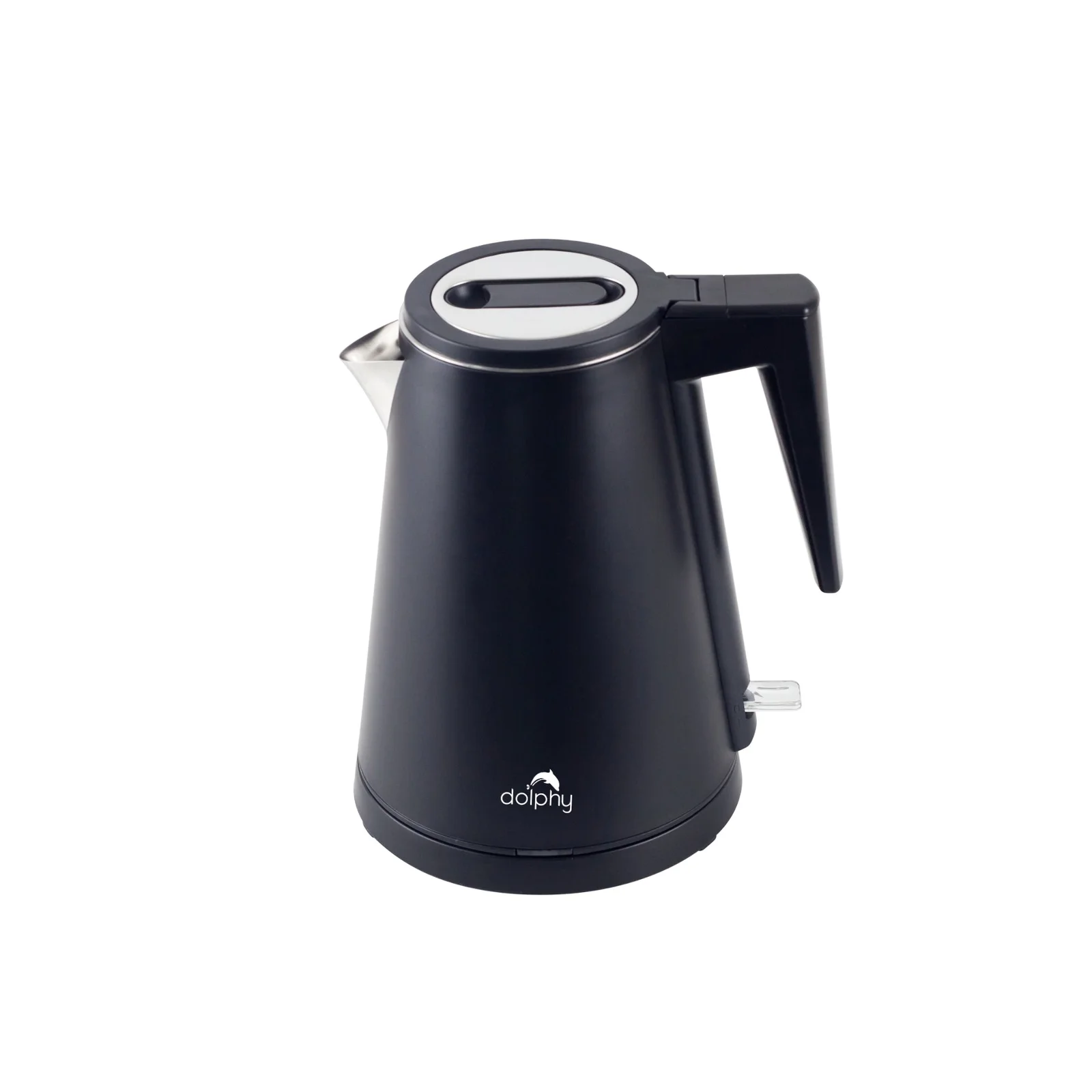 0.8L Stainless Steel Kettle - Black
(Double Layer)