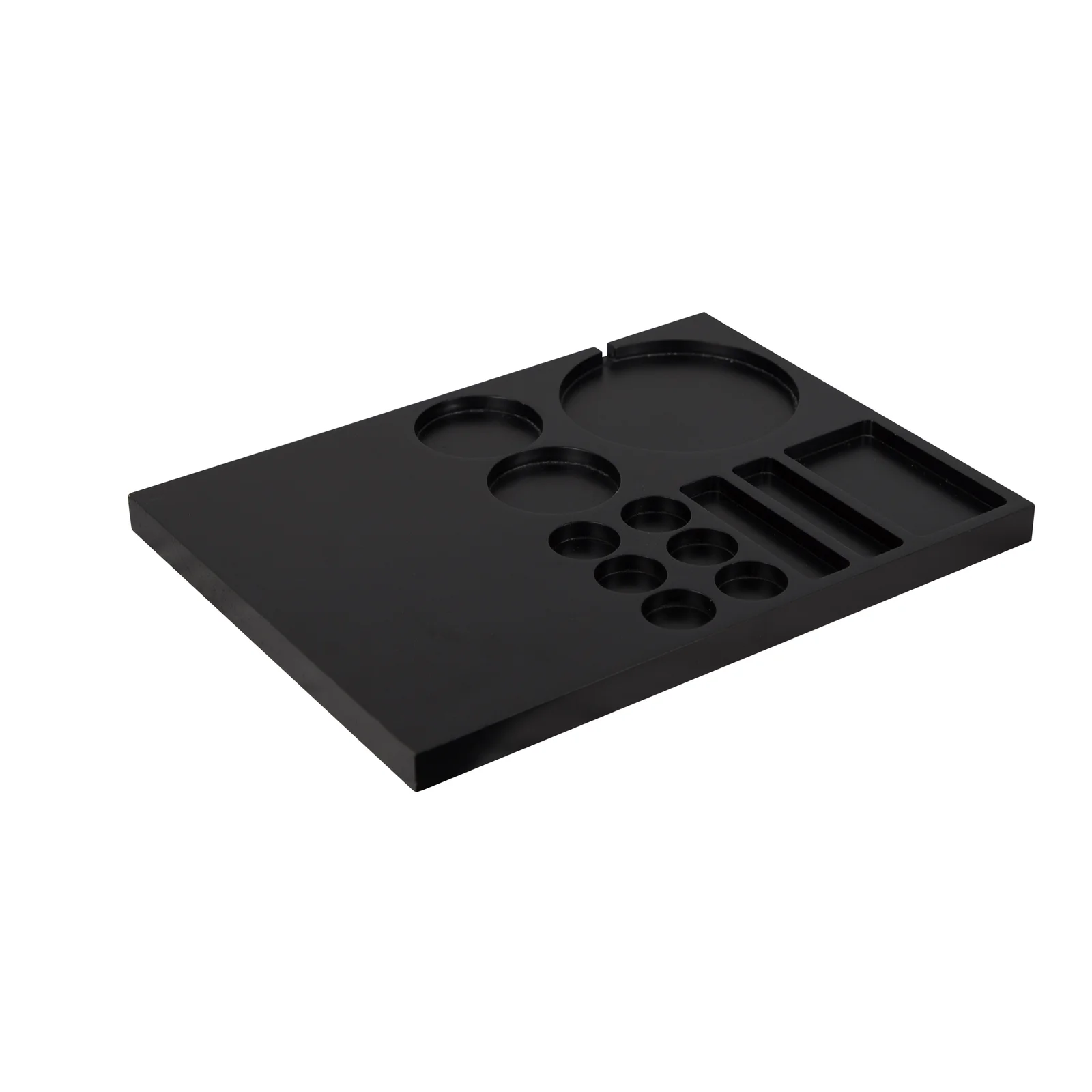 Beech Wood Kettle Tray - Black
