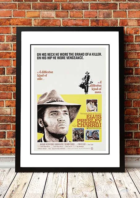 Elvis 'Charro' Framed Movie Poster! - Framed A2