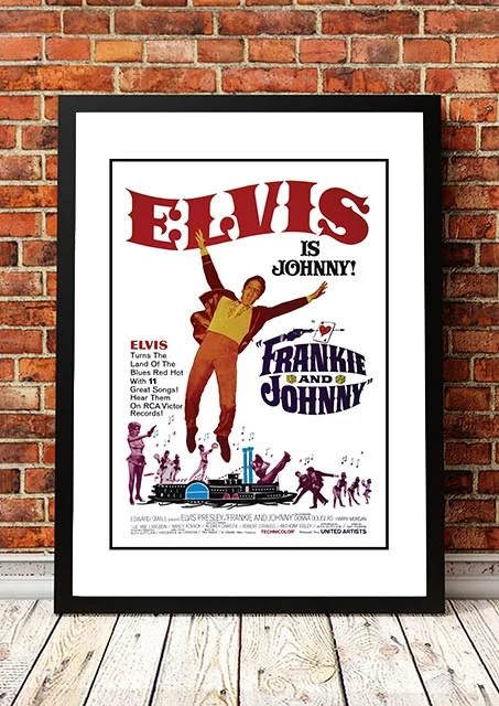 Elvis 'Frankie and Johhny' Framed Movie Poster! - Framed A4