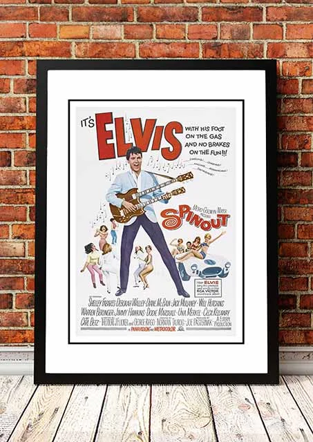 Elvis 'Spinout' Framed Movie Poster! - Framed A2
