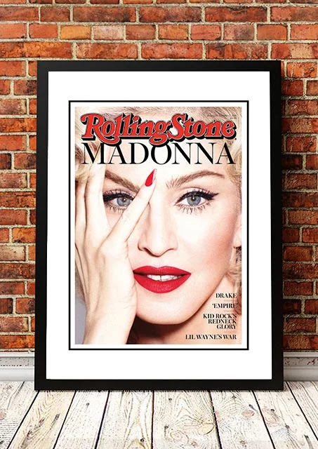Madonna' Rolling Stone Magazine Cover! - Framed A4