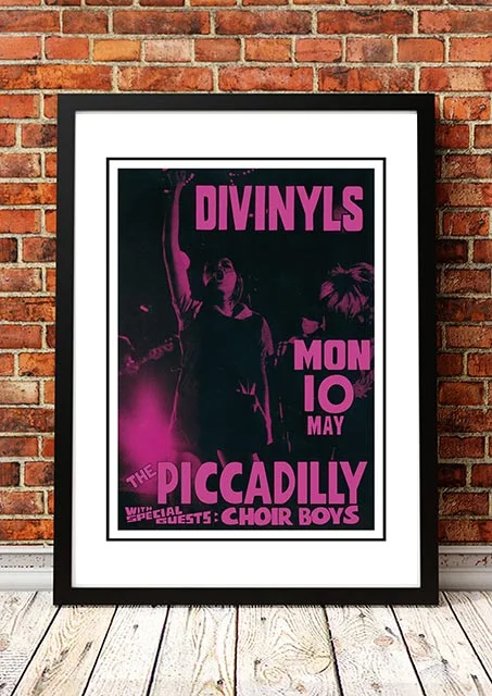 Divinyls ‘The Piccadilly’ Sydney, Australia Concert Poster 1983 - Framed A3