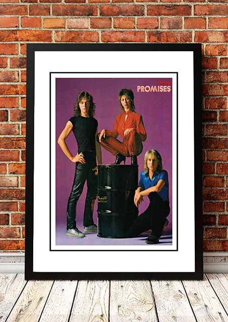 Promises ‘Rocky Magazine’ Cover Poster 1978 - Framed A4