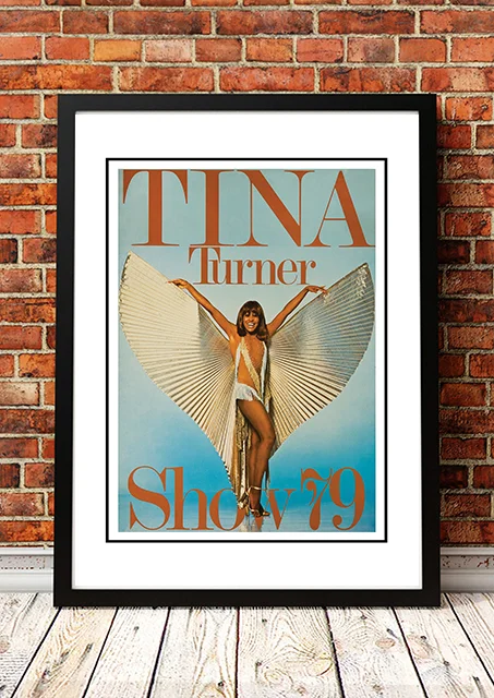 Tina Turner ‘Wild Lady of Rock’ World Tour Poster 1979 - Framed A3