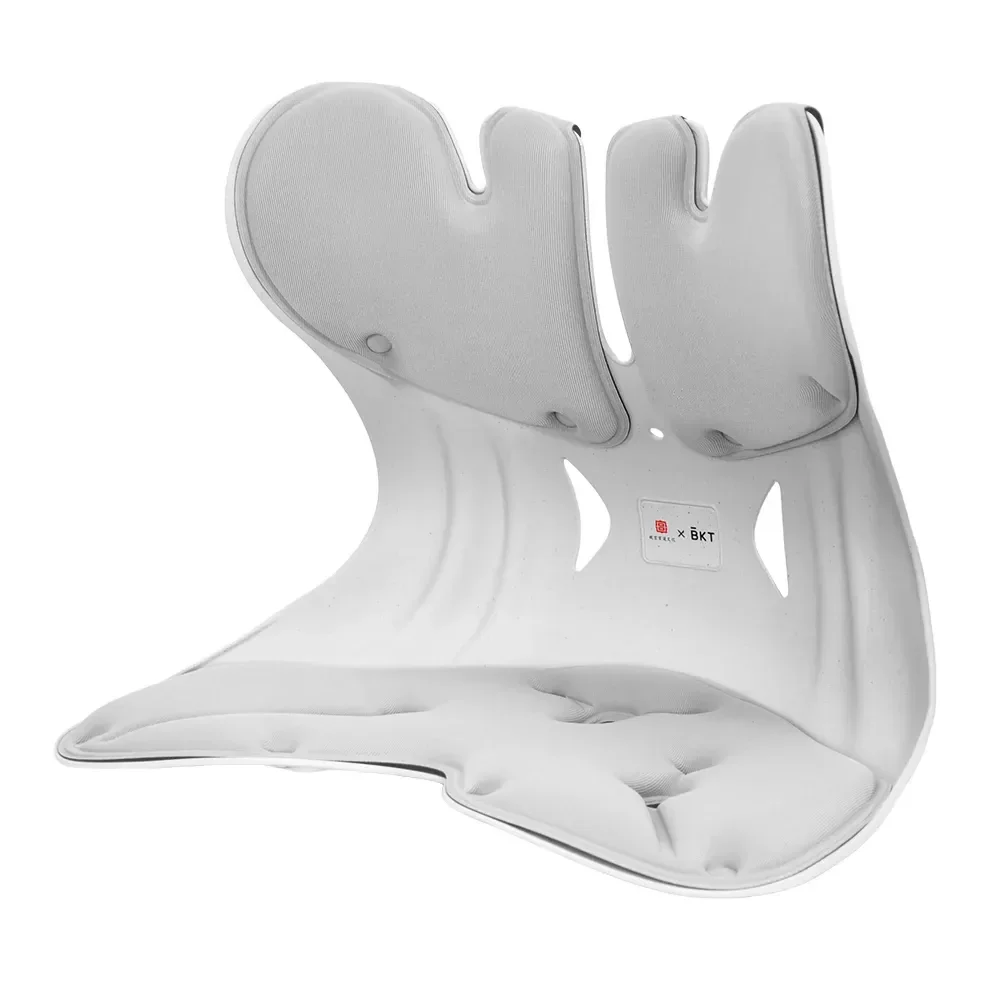BKT Cushion Portable Ergonomic Lower Back Seat Lumbar Support Chair Posture Corrector Extra Large Fit 75-150kg Users for Home Office Chair and Floo