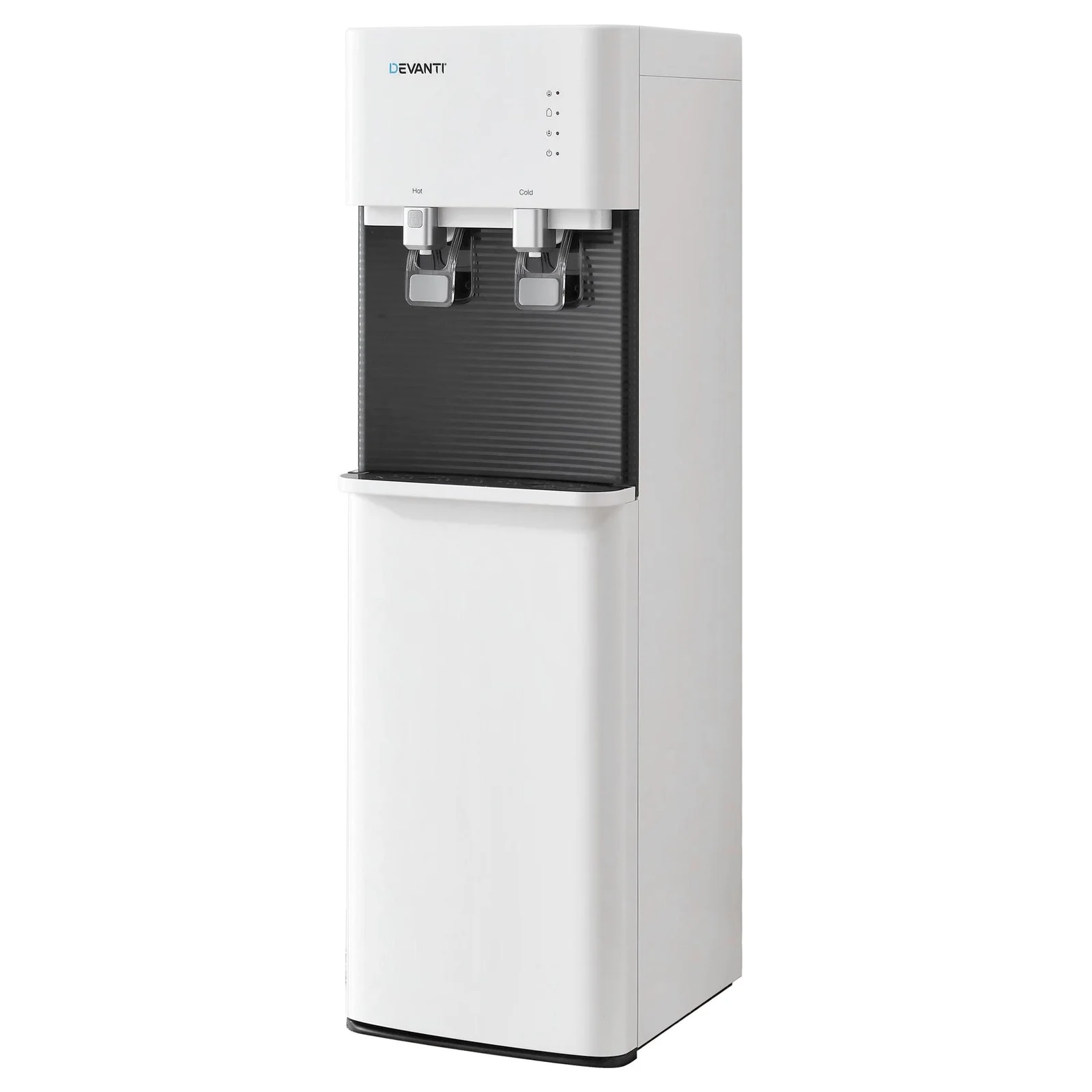 Devanti 2 Taps Water Cooler Dispenser Bottom Loading Dispenser Chiller Filter Purifier